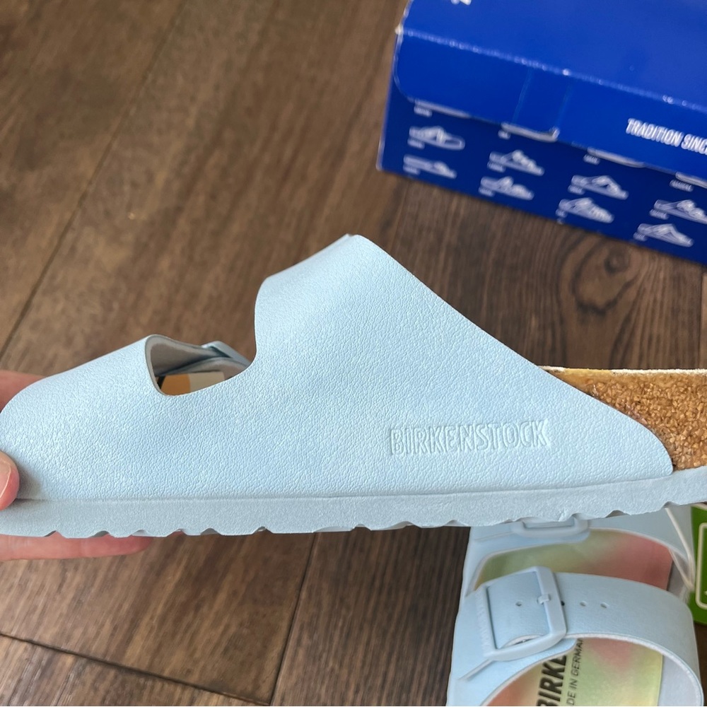 Birkenstock Arizona vegan sandals, sky blue size 38 - Picture 9 of 14